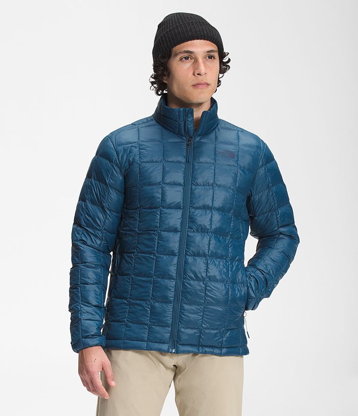 The North Face Puffer Jacket ThermoBall™ Eco Blue - Mens - Thailand EGFWP-8471